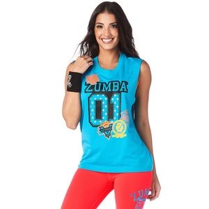 Blue Zumba Tank Top
